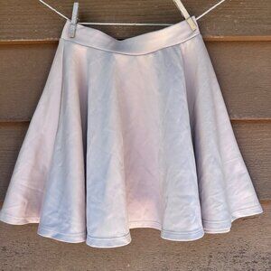 Urium Nude XS Womens Skater Skirt Polyester & Spandex Blend Flared A-Line Design